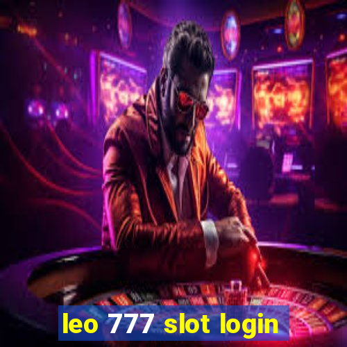 leo 777 slot login