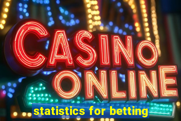 statistics for betting