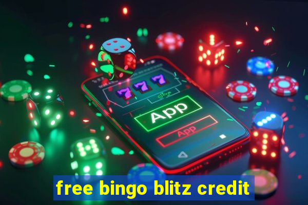 free bingo blitz credit