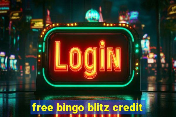 free bingo blitz credit