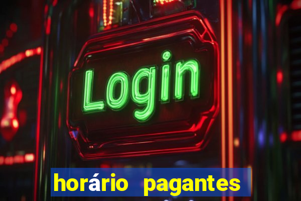 horário pagantes fortune tiger