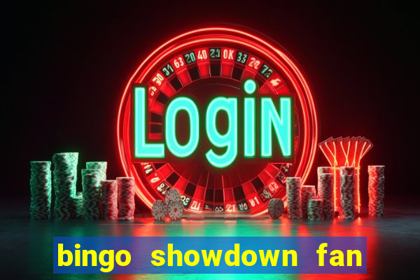 bingo showdown fan page freebies