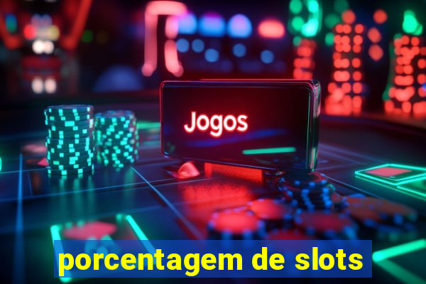 porcentagem de slots