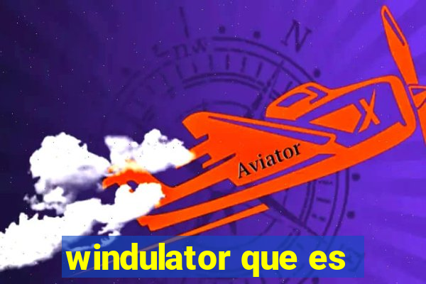 windulator que es