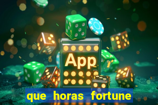 que horas fortune tiger paga