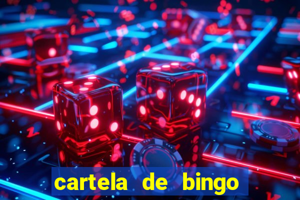 cartela de bingo cha de panela