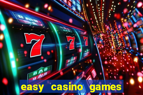 easy casino games to win money