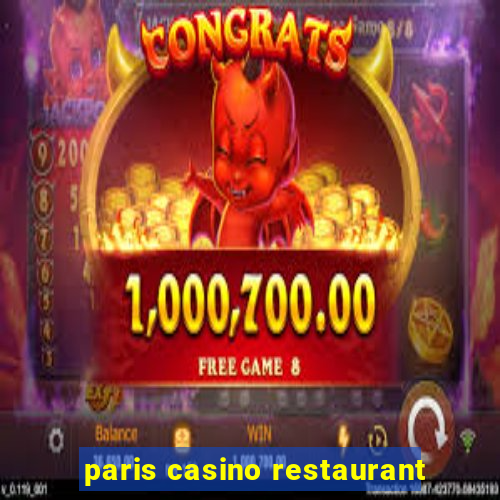 paris casino restaurant