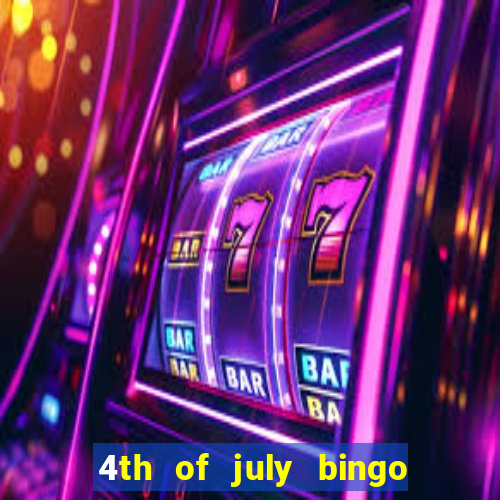 4th of july bingo cards printable free