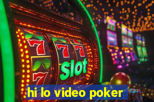 hi lo video poker