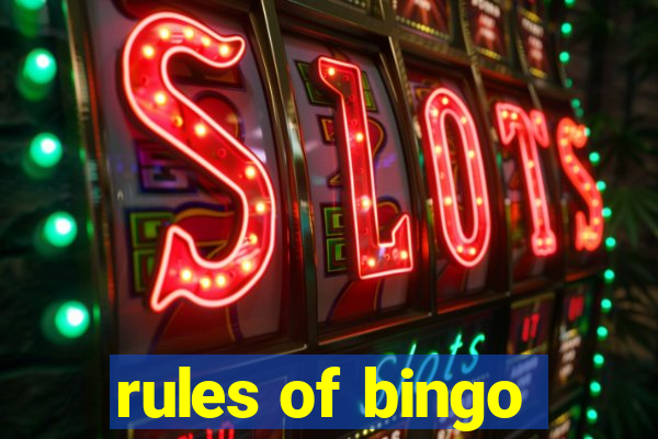 rules of bingo