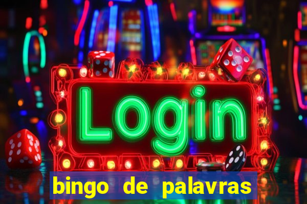 bingo de palavras de natal