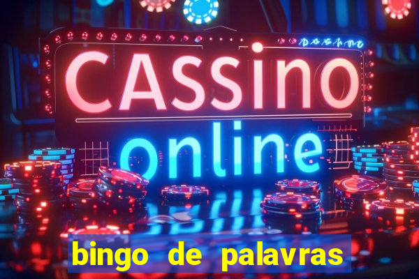 bingo de palavras de natal