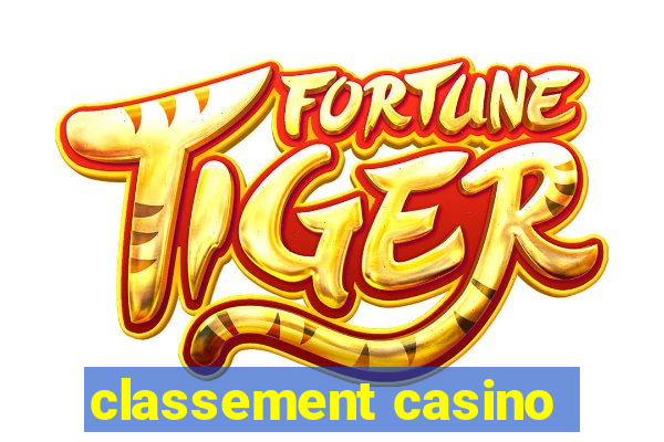 classement casino