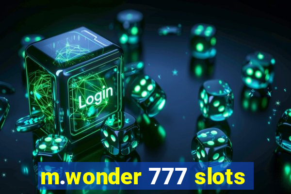 m.wonder 777 slots