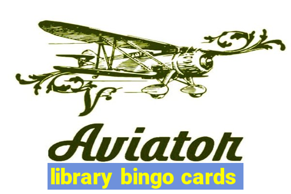 library bingo cards