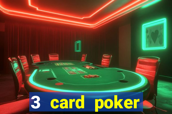 3 card poker casino rules