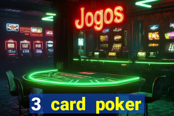 3 card poker casino rules