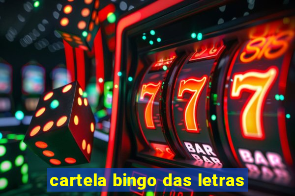 cartela bingo das letras