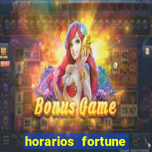 horarios fortune tiger madrugada