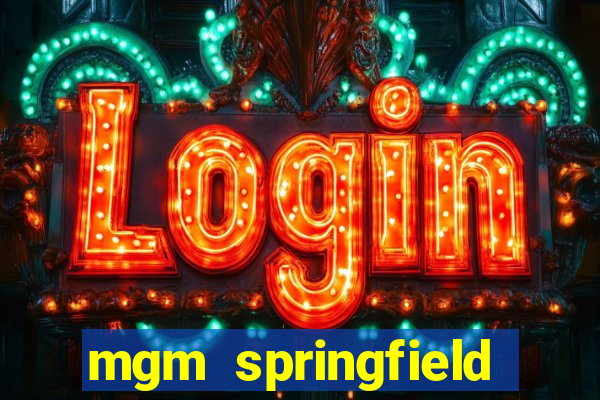 mgm springfield slot payout percentage