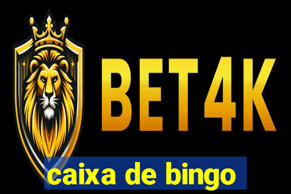 caixa de bingo