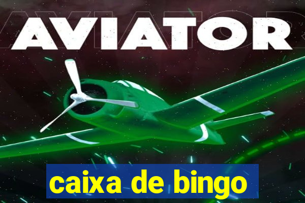 caixa de bingo