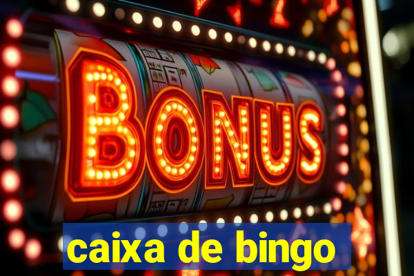 caixa de bingo