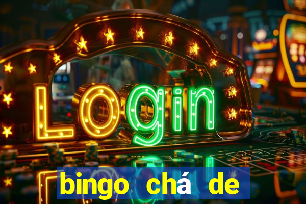 bingo chá de bebê excel