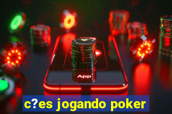 c?es jogando poker