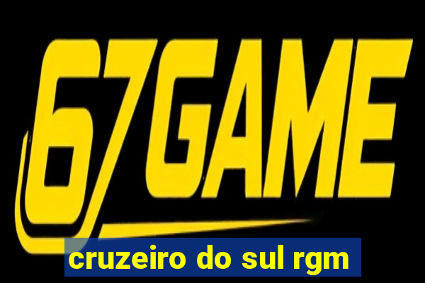 cruzeiro do sul rgm