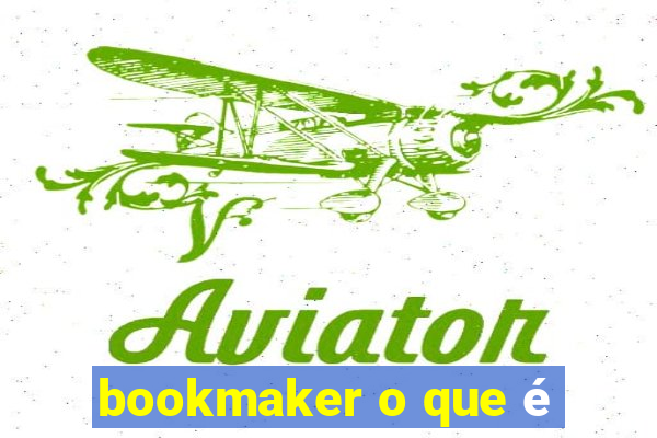 bookmaker o que é