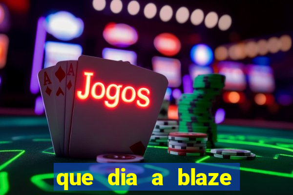 que dia a blaze paga o cashback