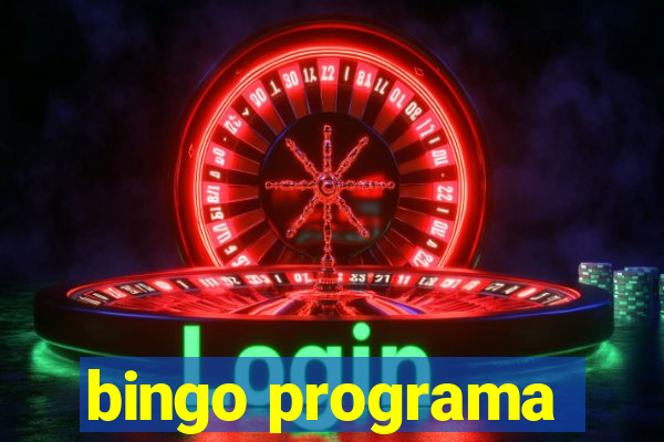 bingo programa