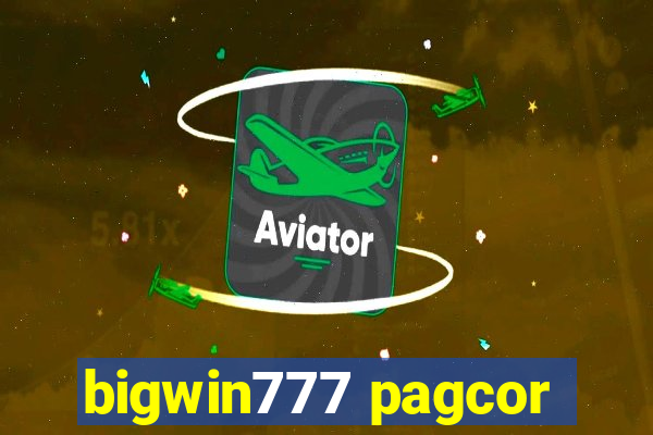 bigwin777 pagcor