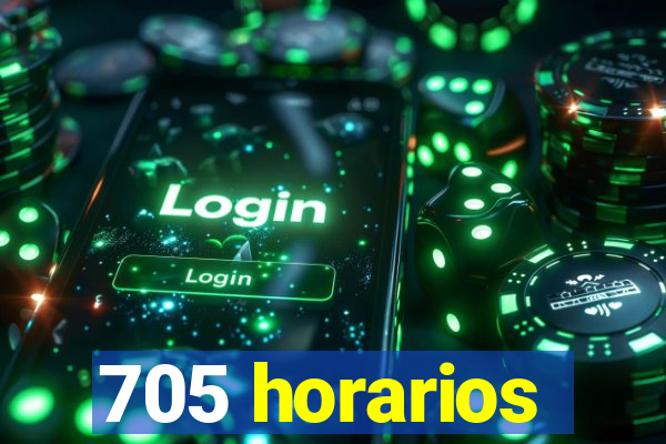 705 horarios