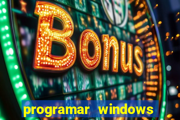 programar windows para desligar