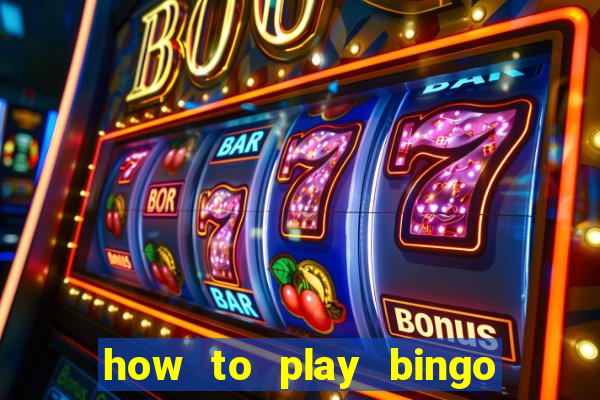 how to play bingo at home