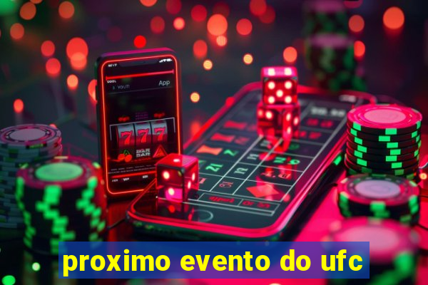 proximo evento do ufc