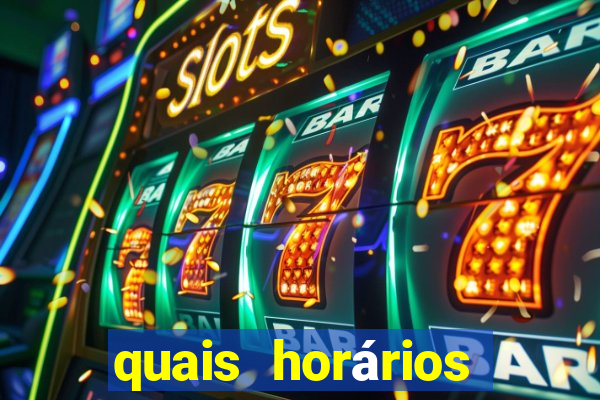 quais horários para jogar fortune tiger