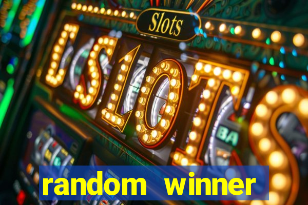 random winner triple play slot