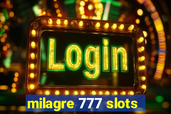 milagre 777 slots