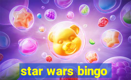 star wars bingo