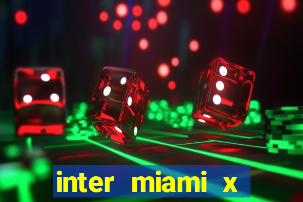 inter miami x cincinnati palpite