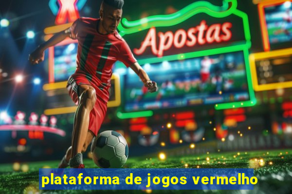 plataforma de jogos vermelho