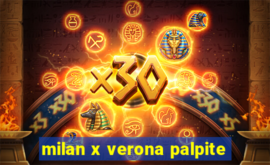 milan x verona palpite