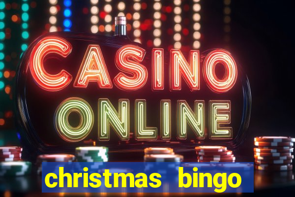 christmas bingo card generator