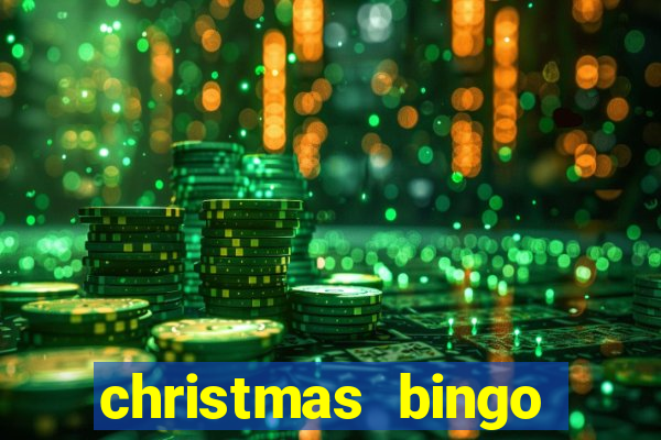 christmas bingo card generator