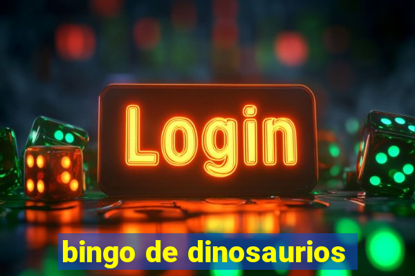 bingo de dinosaurios