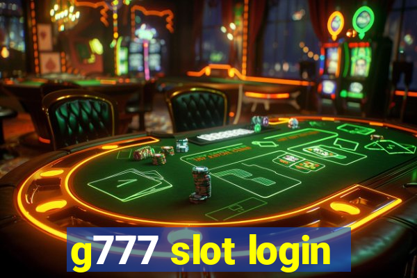 g777 slot login